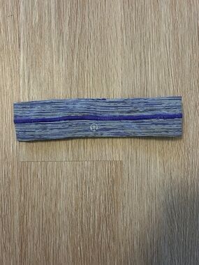 lululemon athletica Striped Purple and White Headband